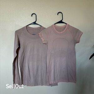 Lululemon Women's Swiftly Tech Long Sleeve T-Shirt Pink Size 6